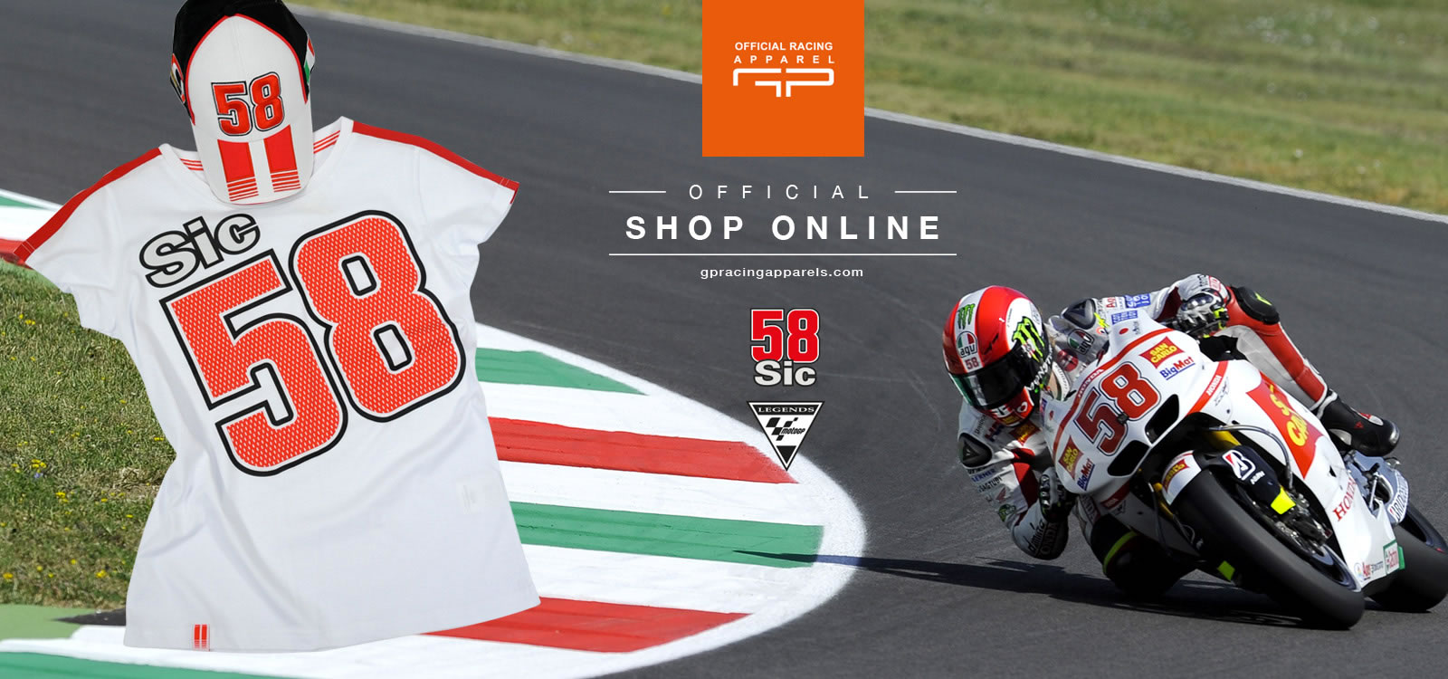Sic Store. Merchandising Marco Simoncelli